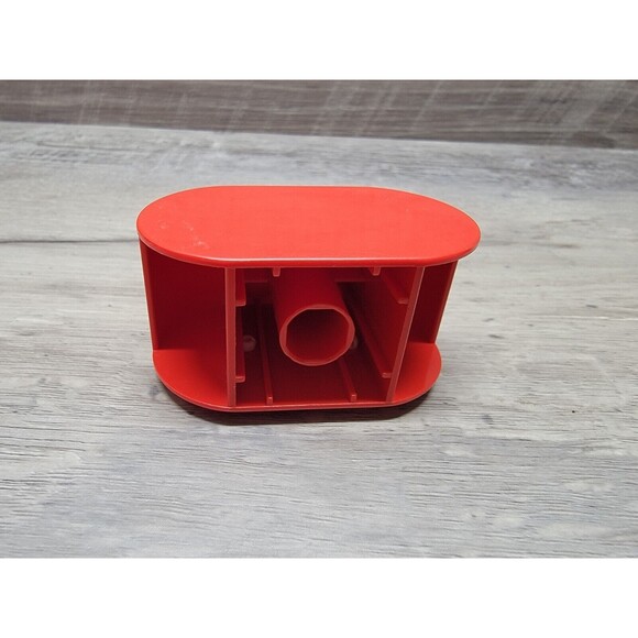 Rare Lego Duplo RED GOOGLY EYES EYE FACE PART Vintage 4x2 Head Block - Picture 6 of 6